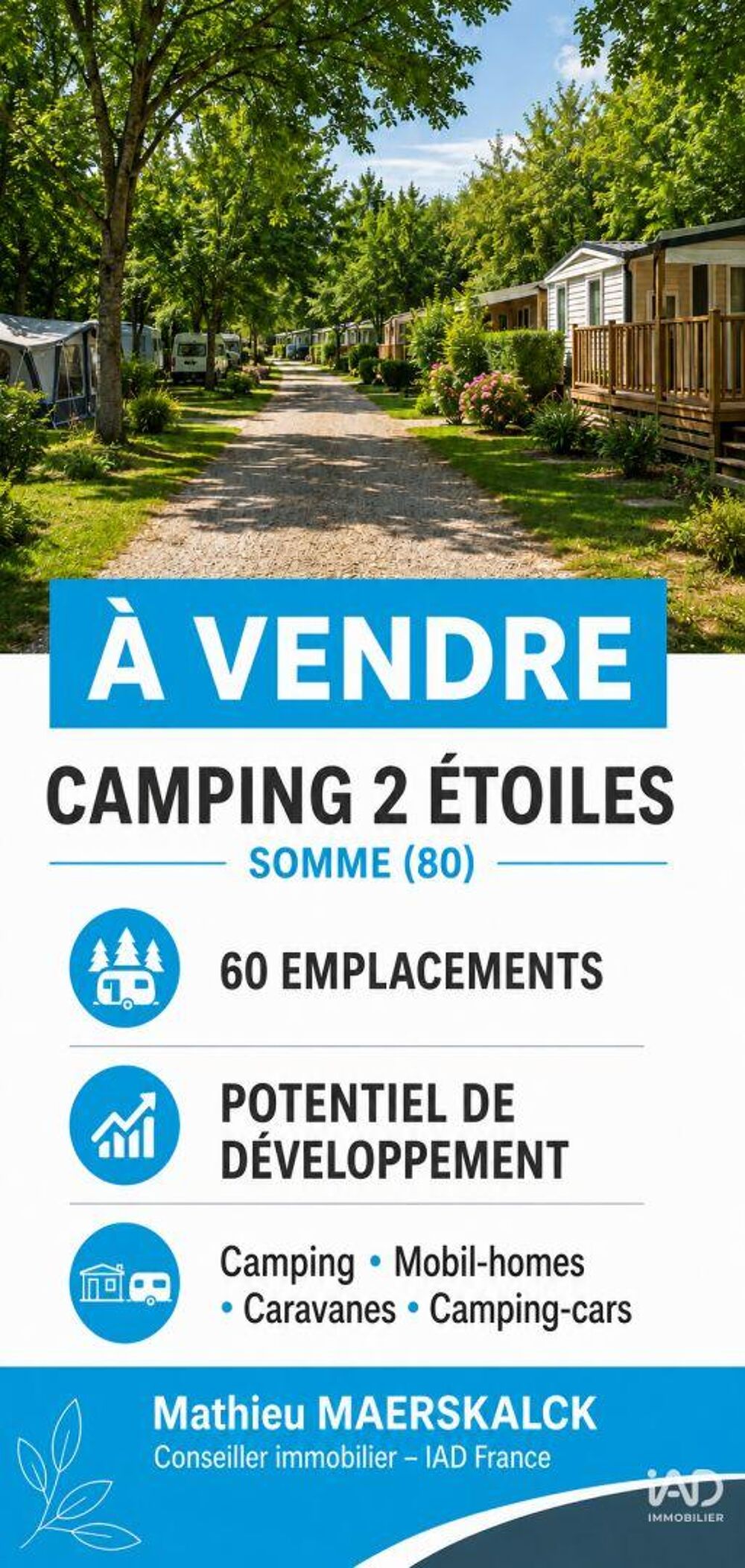 Vente Autre Vente Camping 16 500 m&sup2; Amiens