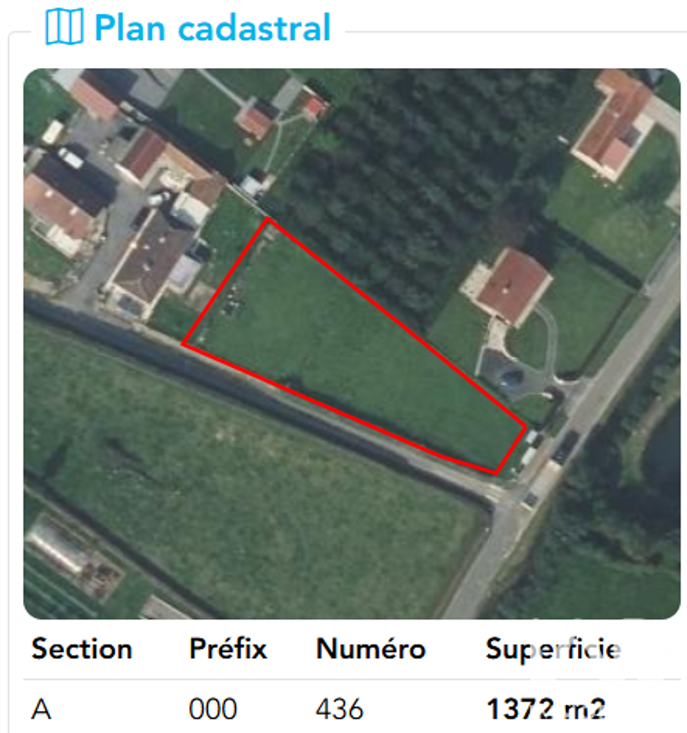 Vente Terrain Vente Terrain à bâtir 1 372 m&sup2; Fressin