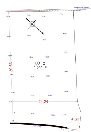  Terrain � vendre 1000 m�