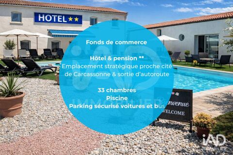 Vente H&ocirc;tel 2* 850 m&sup2; 270000 11800 Trèbes