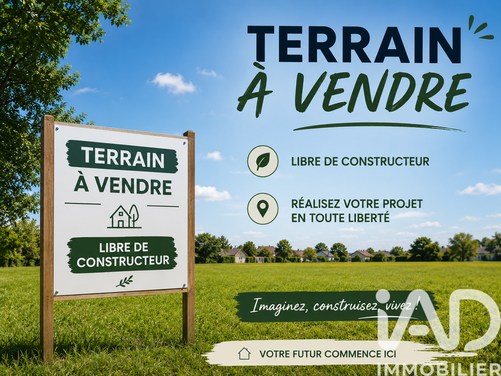 Vente Terrain Vente Terrain à bâtir 619 m&sup2; Parentis-en-born