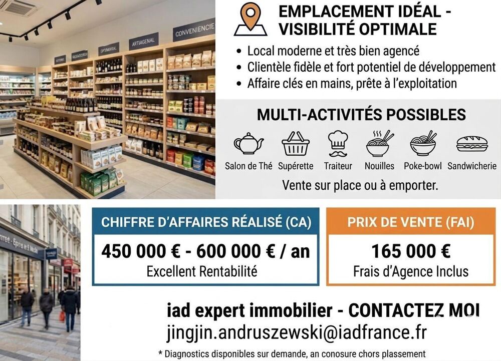   Vente Restauration rapide 95 m&sup2; 