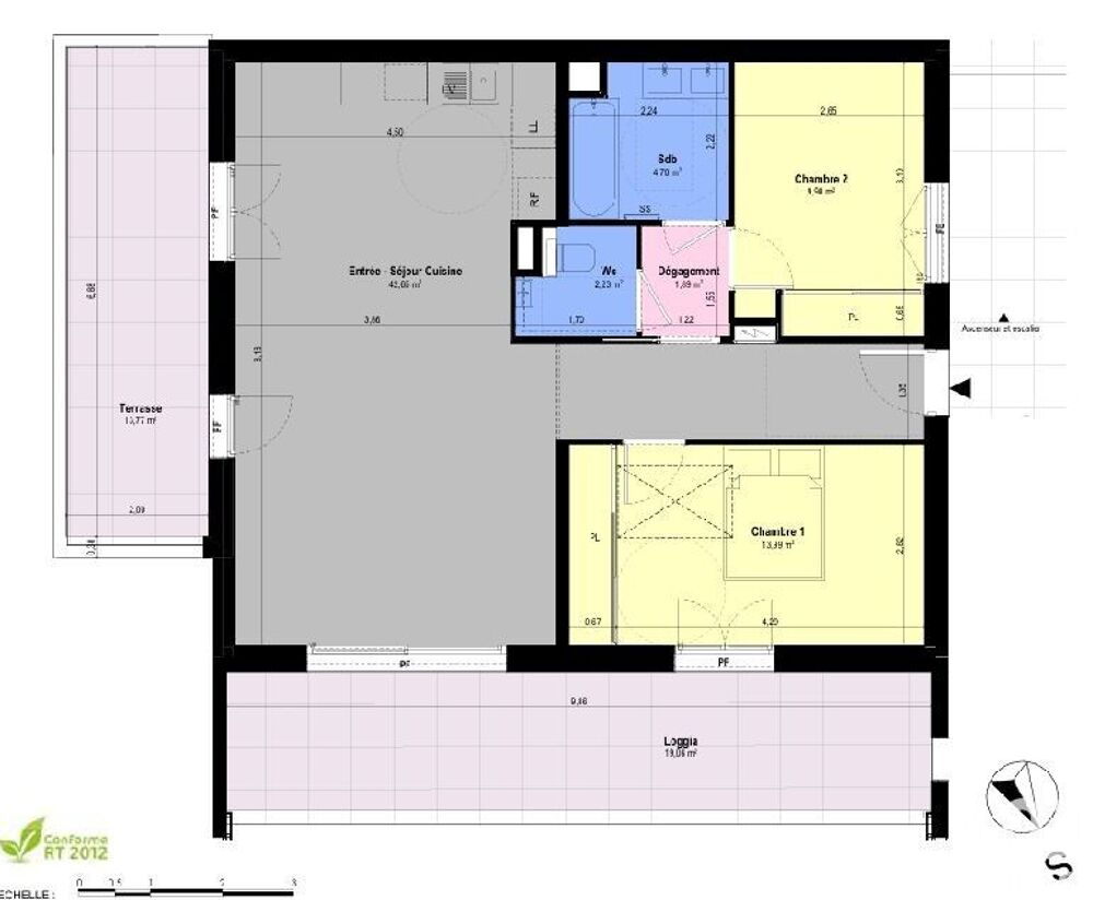 Vente Appartement 3 pièces 75 m² - Vue 6