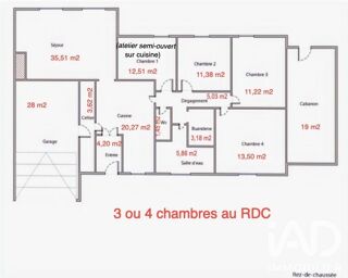  Maison à vendre 8 pièces 173 m²