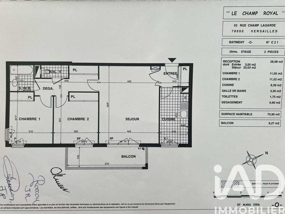 Vente Appartement Vente Appartement 3 pièces Versailles
