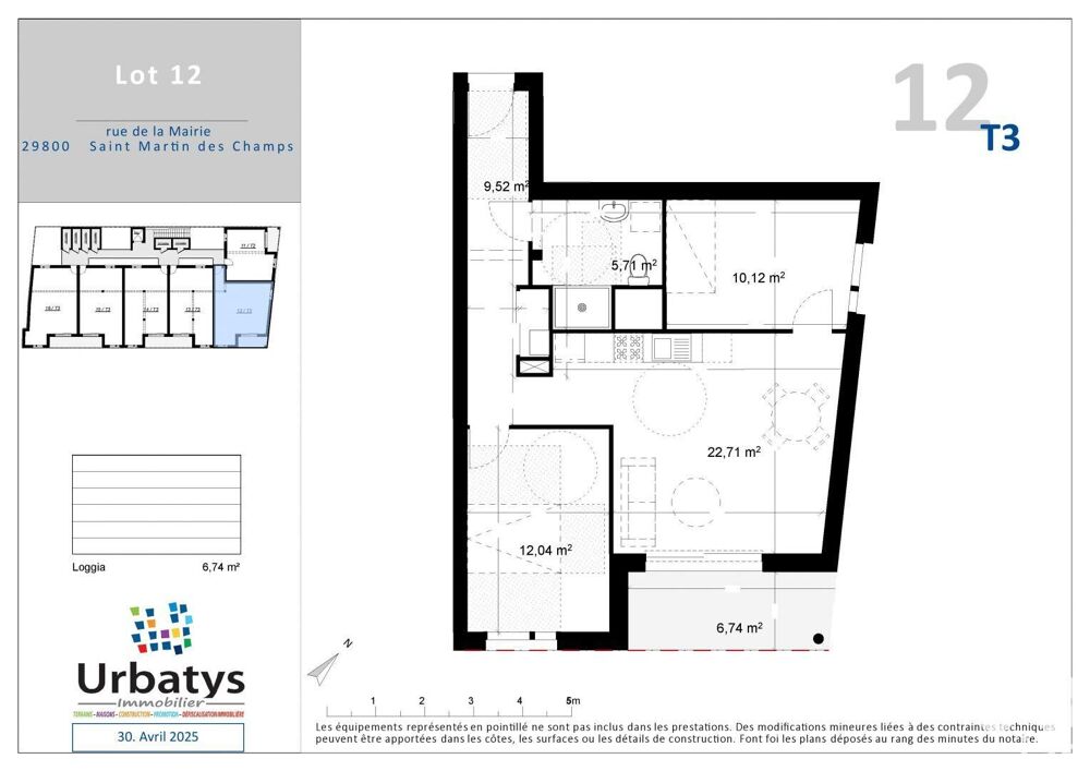 Vente Appartement 3 pièces