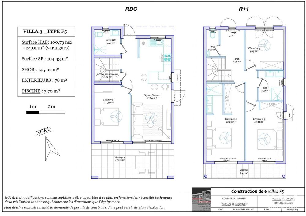 vente Maison - 5 pièce(s) - 100 m² Saint-Pierre (97410)