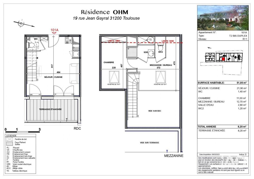 Vente Appartement Vente Appartement 2 pièces Toulouse