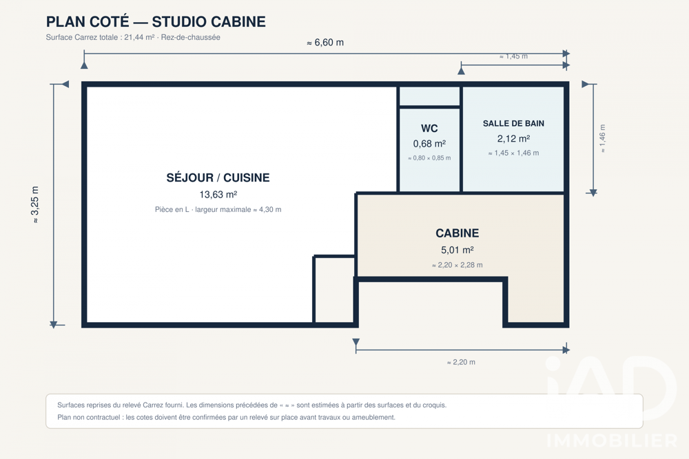 Vente Appartement 1 pièce