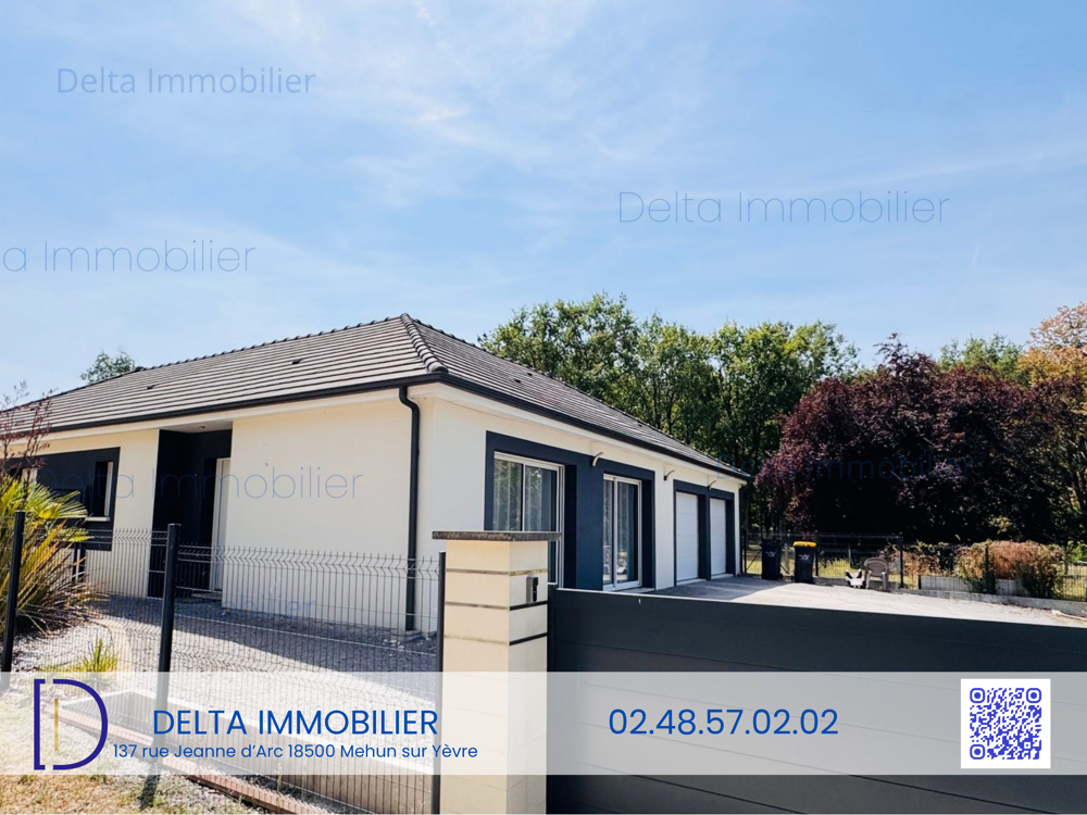 Vente Maison Méreau maison de plain pied 3 chambres avec garage & jardin Mereau
