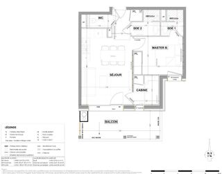  Appartement à vendre 2 pièces 45 m²