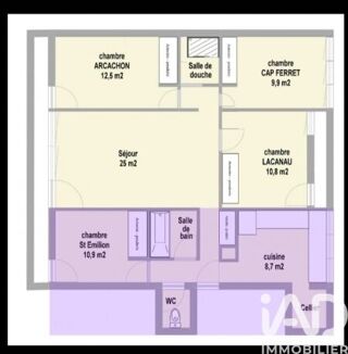  Appartement � louer 5 pi�ces 94 m� Pessac