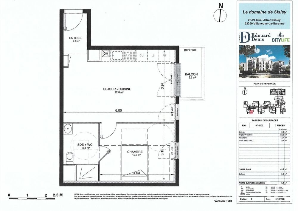 Vente Appartement 2 pièces