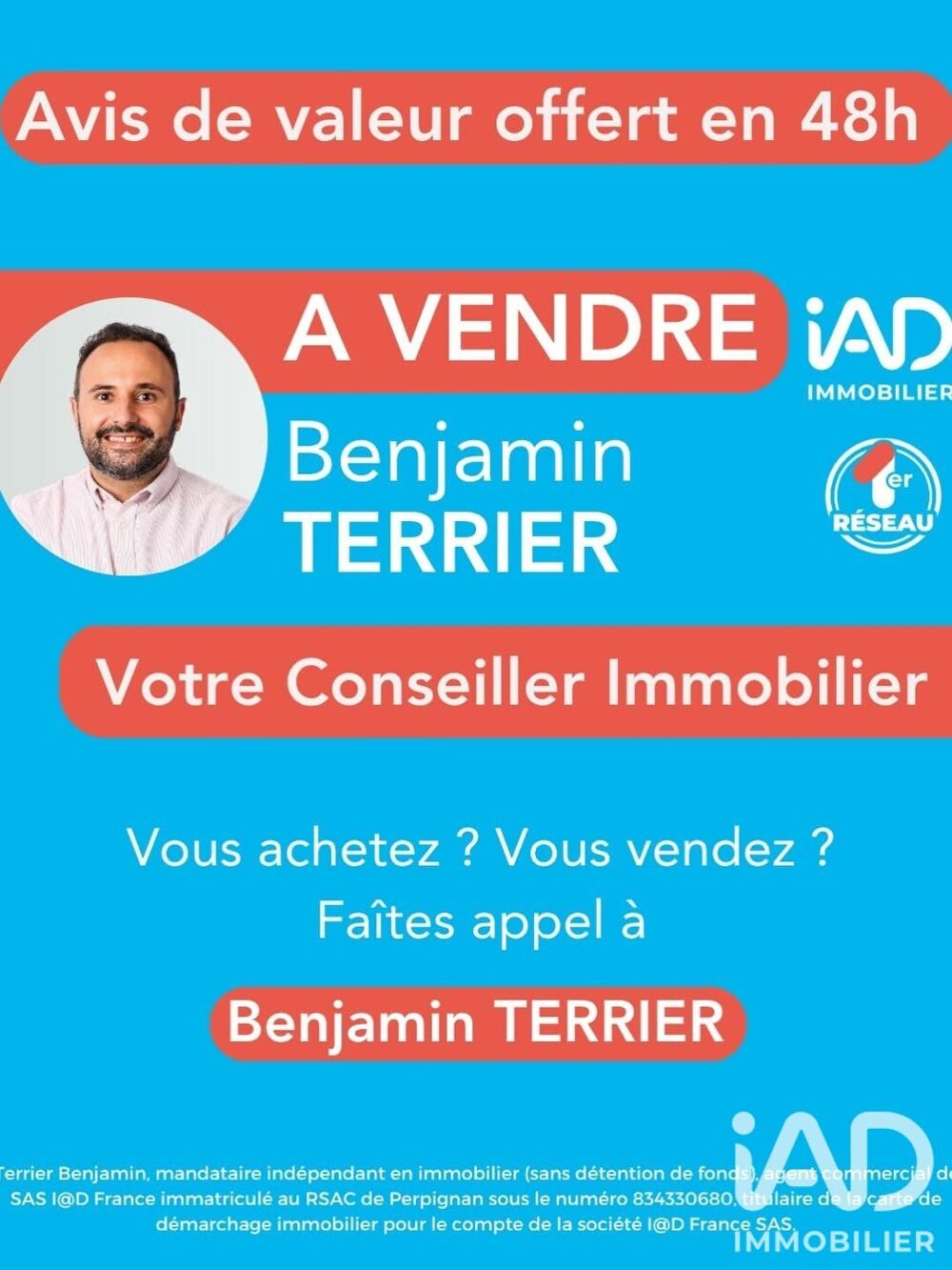 Vente Appartement 3 pièces