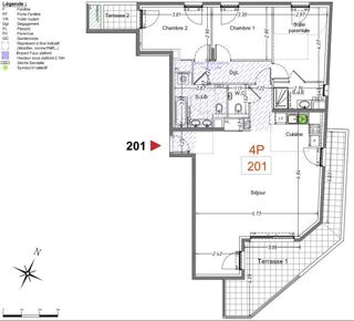  Appartement à vendre 4 pièces 101 m²