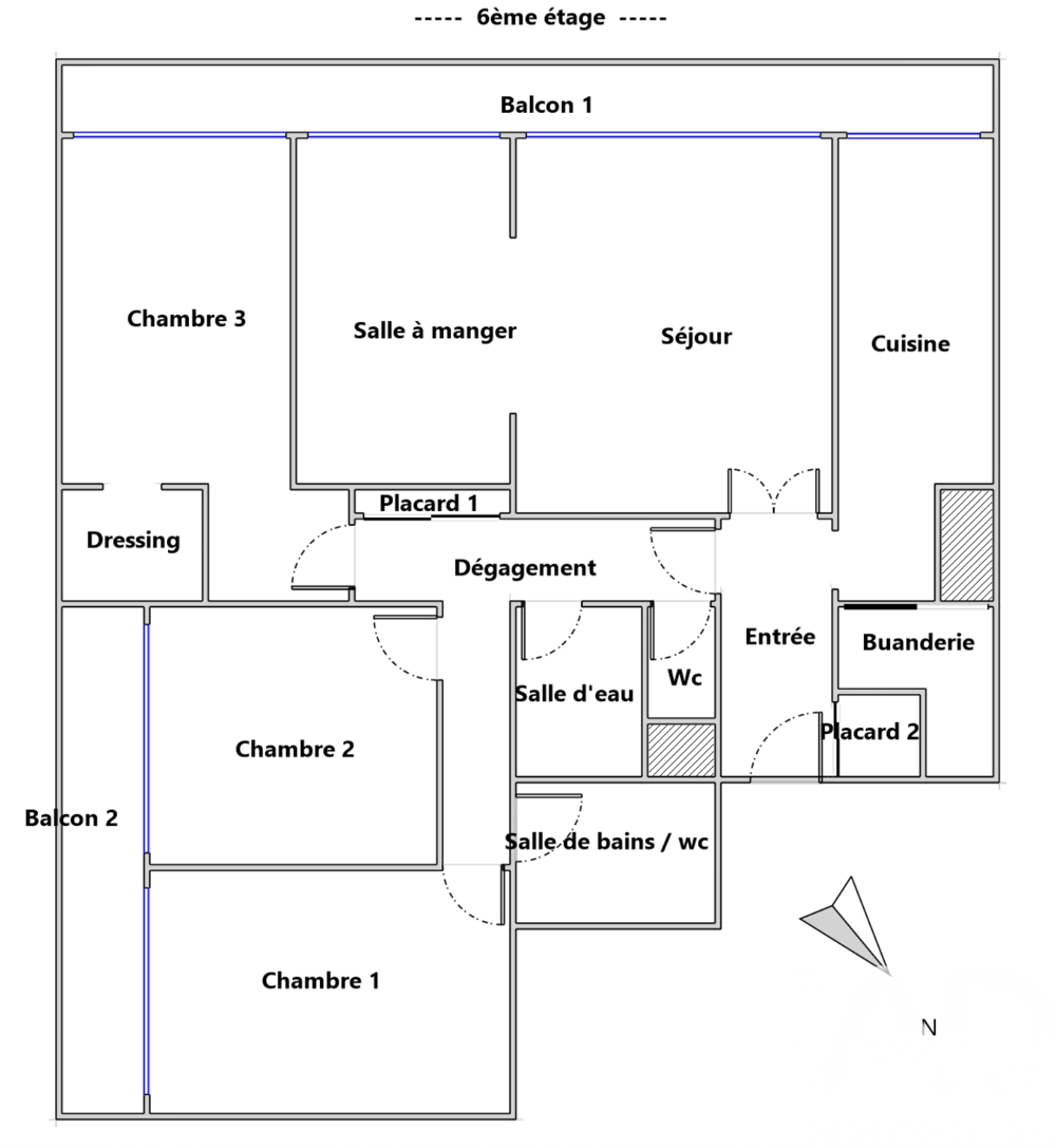 à vendre  Appartement Clichy (92110)