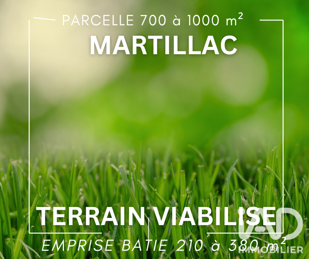 Vente Terrain Vente Terrain 815 m&sup2; Martillac