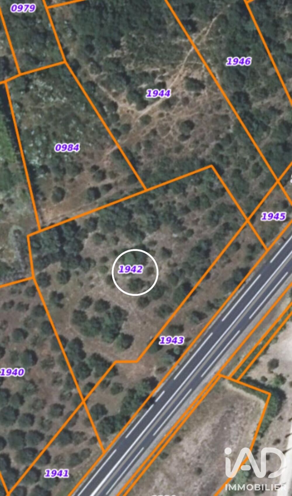 Vente Terrain Vente Terrain agricole 3 220 m&sup2; Lédenon