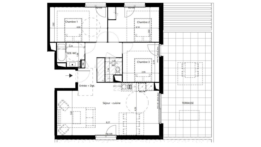 Vente Appartement Vente Appartement 4 pièces Vaulx-en-velin