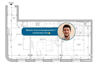  Appartement à vendre 3 pièces 55 m²