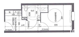  Appartement à vendre 1 pièce 18 m²