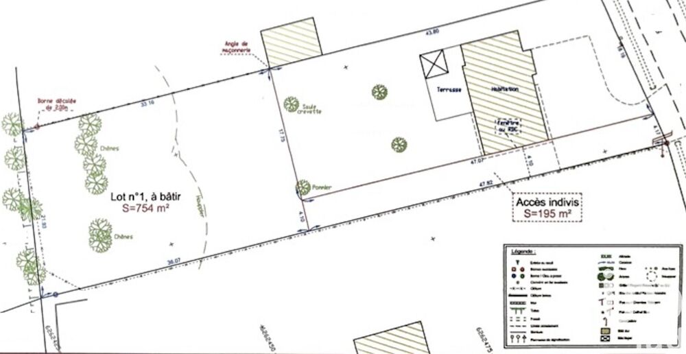 Vente Terrain Vente Terrain 949 m&sup2; Sainte-reine-de-bretagne