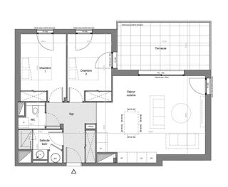  Appartement à vendre 3 pièces 70 m²
