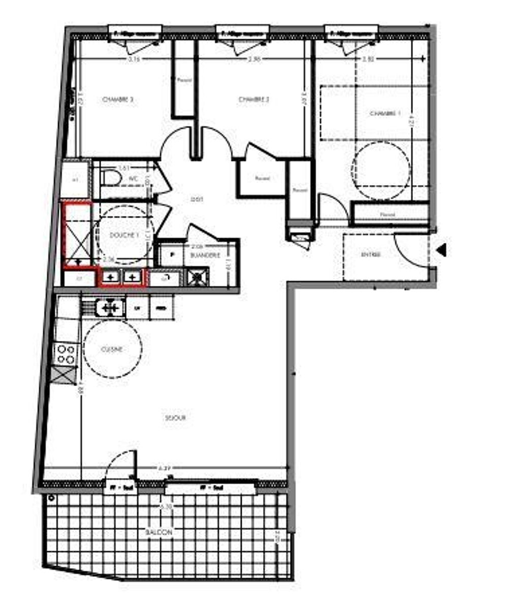 Vente Appartement 4 pièces