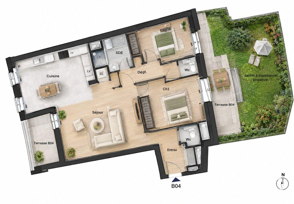 Vente Appartement Vente Appartement 3 pièces Douvres-la-délivrande