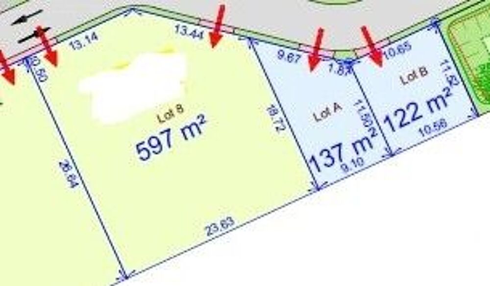 Vente Terrain Vente Terrain à bâtir 856 m&sup2; Montech