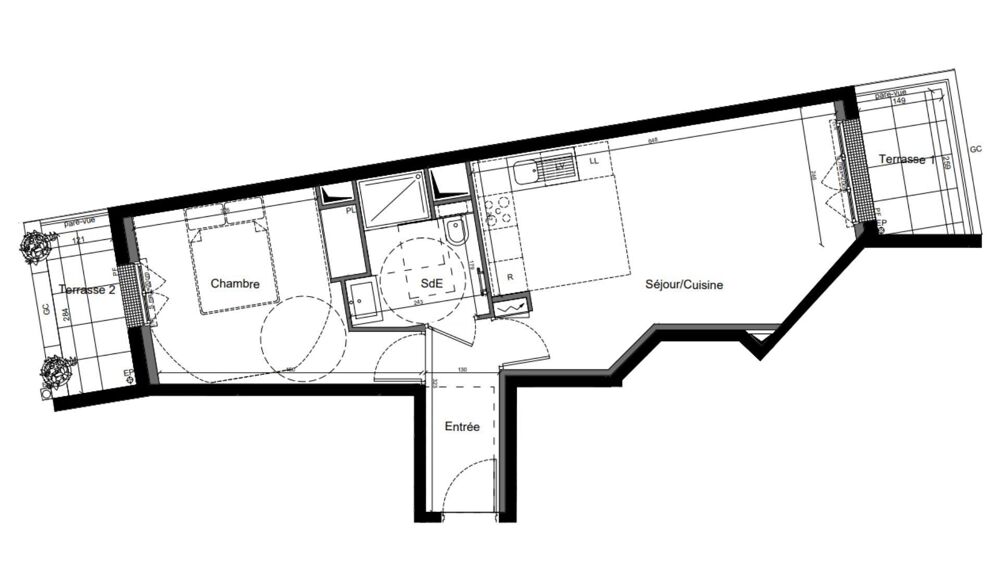 Vente Appartement 2 pièces