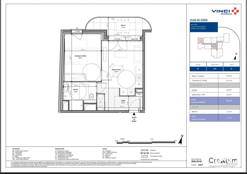 Vente Appartement 2 pièces