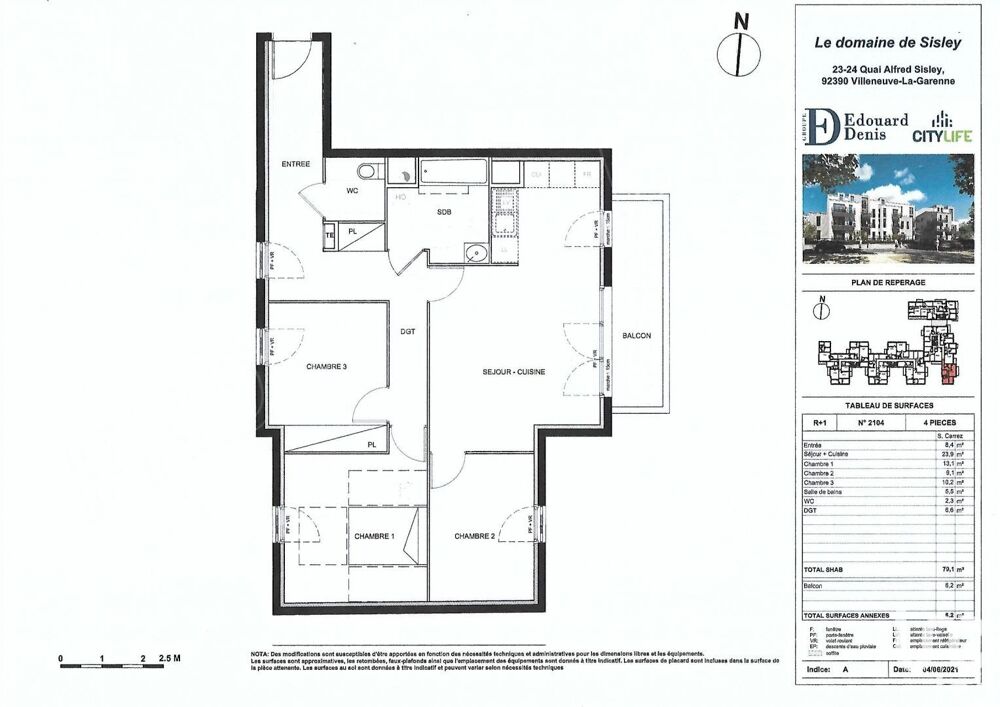 Vente Appartement 4 pièces