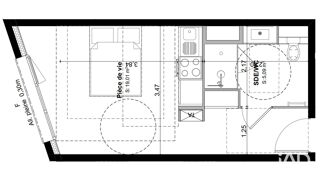  Appartement à vendre 1 pièce 24 m²