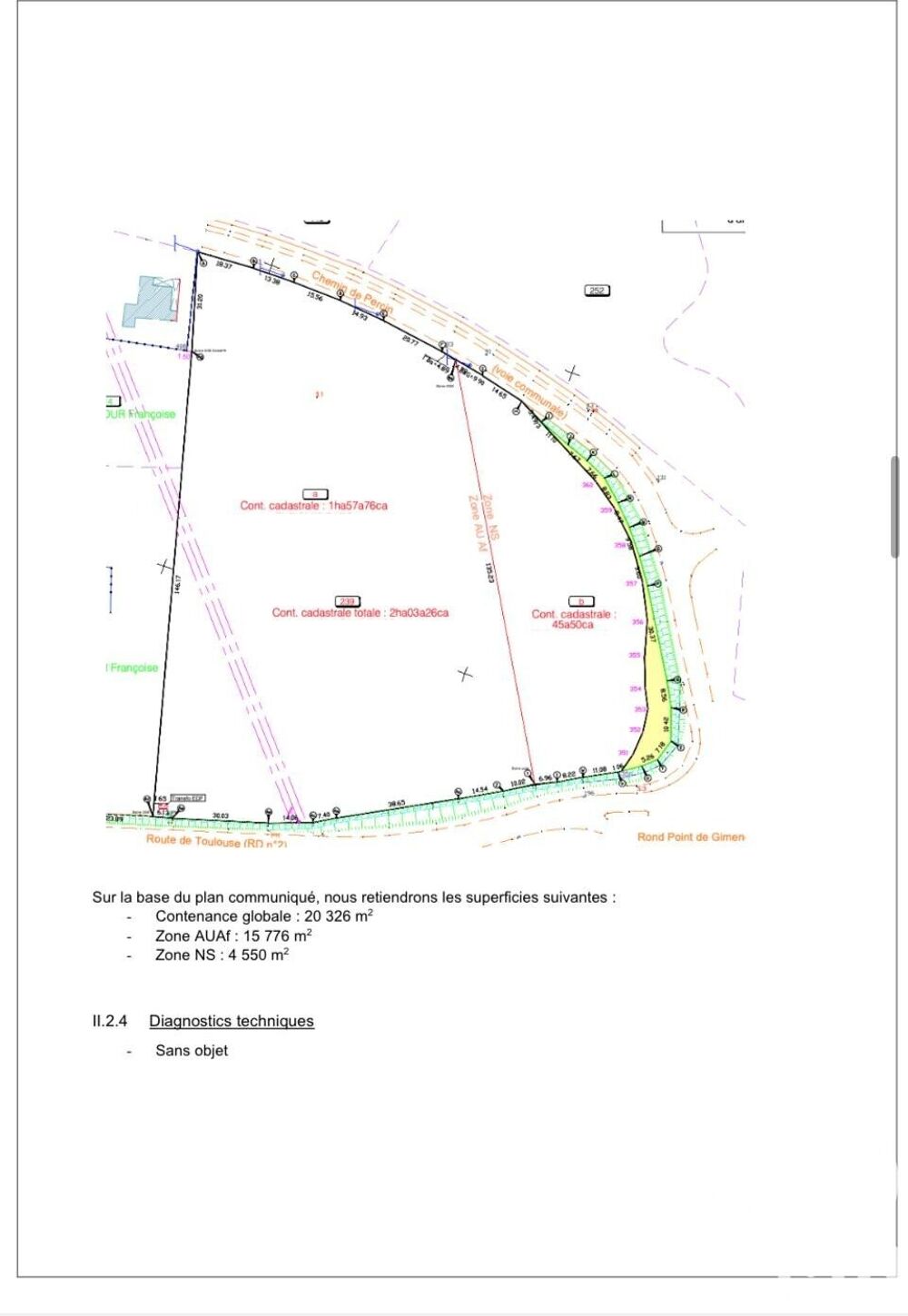 Vente Terrain Vente Surface diverse 20 326 m&sup2; Seilh