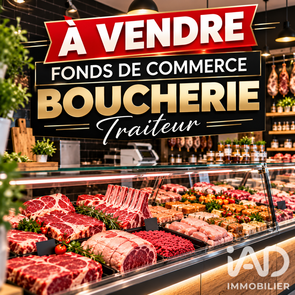   Vente Boucherie, Charcuterie 350 m&sup2; 