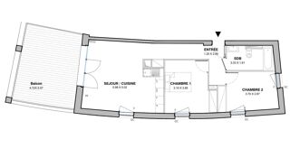  Appartement à vendre 3 pièces 65 m²