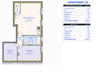  Appartement à vendre 3 pièces 38 m²