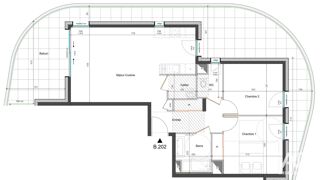  Appartement à vendre 3 pièces 68 m²