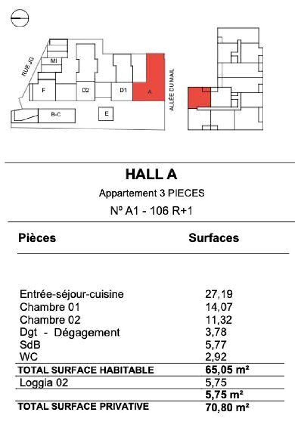 Vente Appartement Vente Appartement 3 pièces La rochelle
