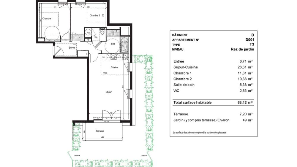 Vente Appartement Vente Appartement 3 pièces Arzon