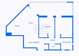  Appartement à vendre 3 pièces 54 m²