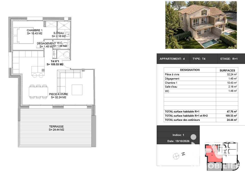 Vente Appartement Vente Duplex 4 pièces Fréjus