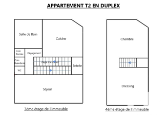  Appartement à vendre 2 pièces 44 m²