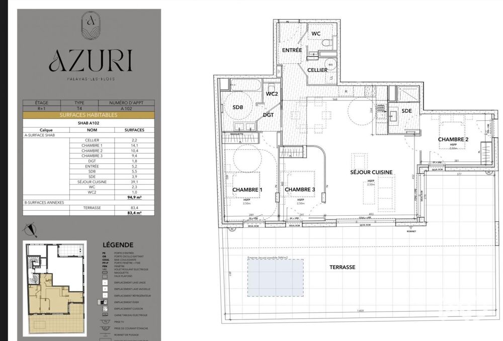 Vente Appartement Vente Appartement 4 pièces Palavas-les-flots