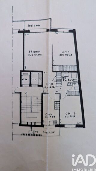  Appartement à vendre 3 pièces 60 m²