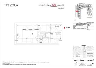  Appartement à vendre 1 pièce 19 m²