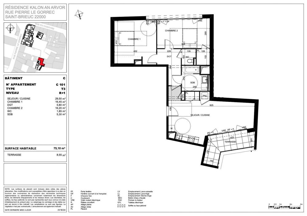 Vente Appartement 3 pièces
