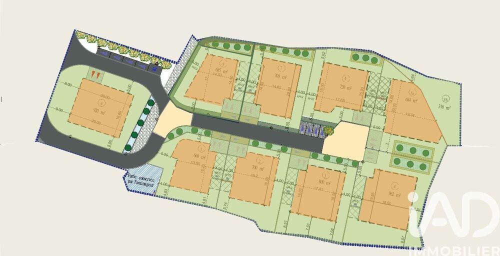 Vente Terrain Vente Terrain à bâtir 660 m&sup2; Montesquieu-des-albères