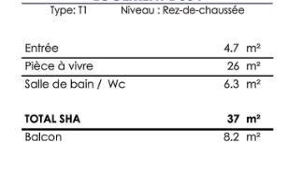 Vente Appartement 1 pièce